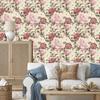 Wallpaper Beautiful Flowers and Roses in Watercolor Style 50x1000