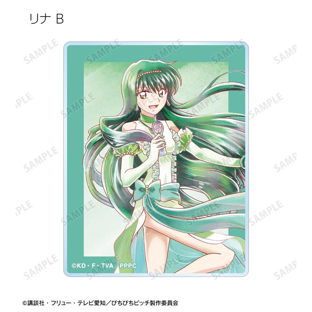 Pichi Anime 20th Anniversary Edition Trading Ani Art aqua label Acrylic Cards Box of 9 "Melody Melody"