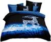 Bedding set 200x220 + 2 x 70x80 reindeer, Christmas tree, bubbles