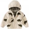 David Bella Kids' Chenille Hooded Cardigan