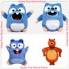 Cartoon-Bär und Lemming Plüschtier-Set Animierte Serie Sammlerpuppen Geschenk für Kinder und Fans