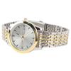 Quartz Men Watch Commercial Dual Date Stylish Classic Quartz Stainless Steel Dress Watch Gold and