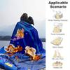 1pc, Space Chip 'n Dale Blanket Soft Throw for Room Decor, Perfect Gift Idea for Family and Friend, Living Room, Travel, Camping
