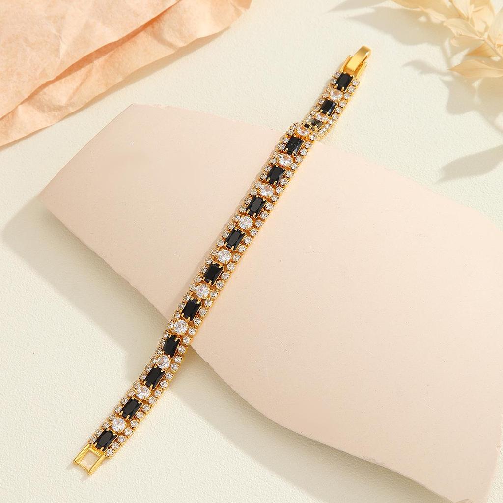 Luxurious Colored Zirconia Tennis Bracelet - Colorfast, High-End Hand Jewelry