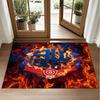 Bolton Wanderers FC Design Kristall-Samt-Teppich Weiche Dekorationsmatte für Schlafzimmer Eingang