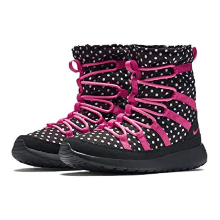 Nike Roshe One Hi 'Black Pink' Gs 807744-001
