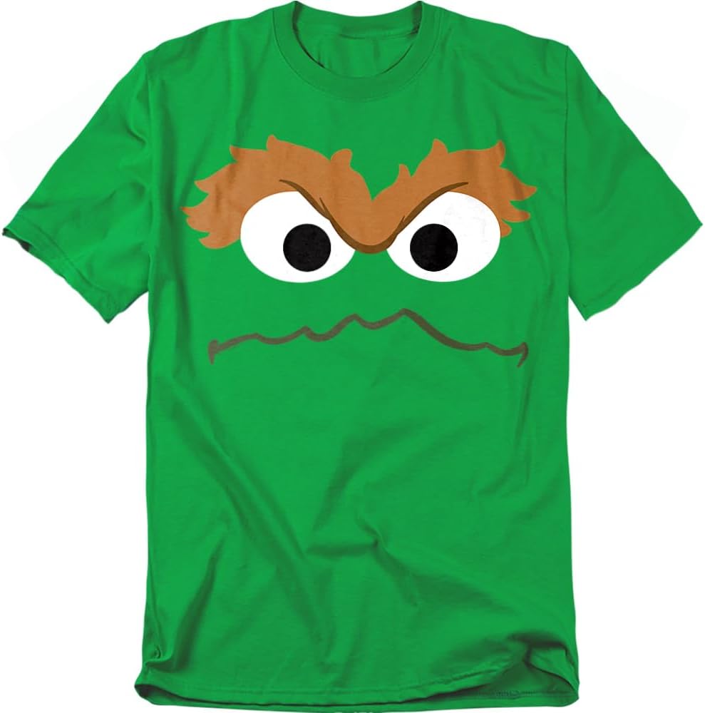 Popfunk Sesame Street Oscar The Grouch Face T-Shirt S разноцветный