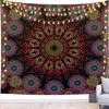 For Teenager's Home Decor Datura Indian Mandala Prints Wall Tapestry
