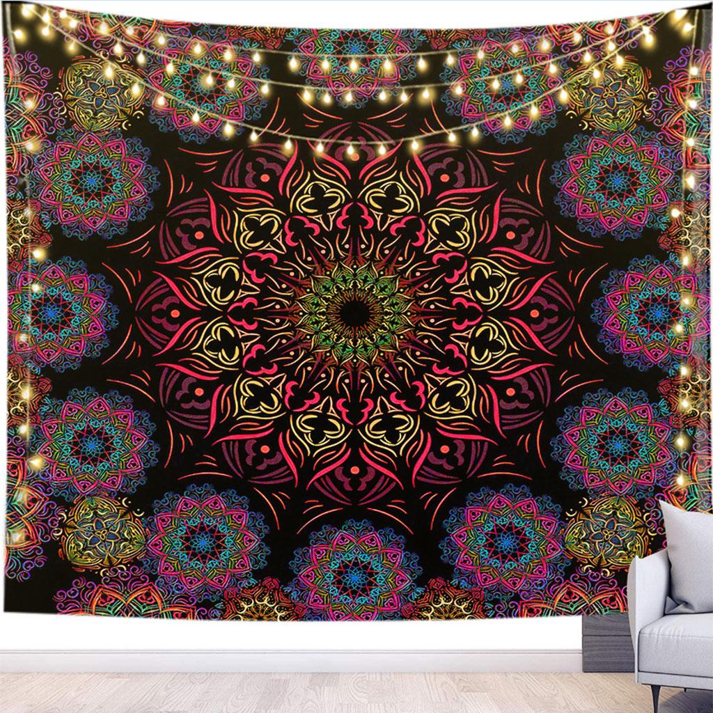 For Teenager's Home Decor Datura Indian Mandala Prints Wall Tapestry