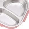4 Compartments Lunch Storage Container 304 Stainless Steel Thermal Lunch Box  For Picnics