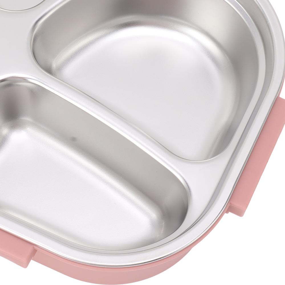 4 Compartments Lunch Storage Container 304 Stainless Steel Thermal Lunch Box  For Picnics