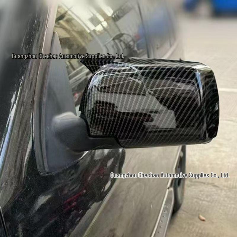 Rückspiegelabdeckung aus Kohlefaser für BMW X5 E53 1996-2004 (Hörnerförmig)
