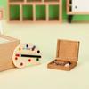 Decor Dollhouse Furniture Dolls DIY Drawing Board Mini Wood Box Artist Paint Pen Miniature Easel