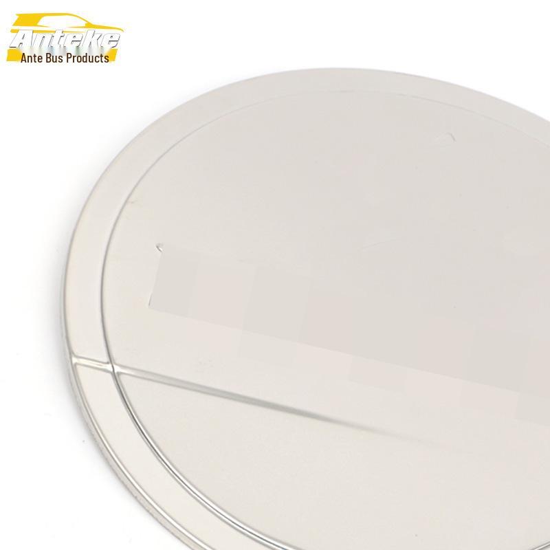 Lancer Stainless Steel Fuel Tank Cap Protector: Anti-Scratch Decorative Sticker