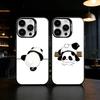 Funny P-Pandas Phone Case For iPhone 17,16,15,14,13,12,11,Pro Max,Plus Candy Silver Cover