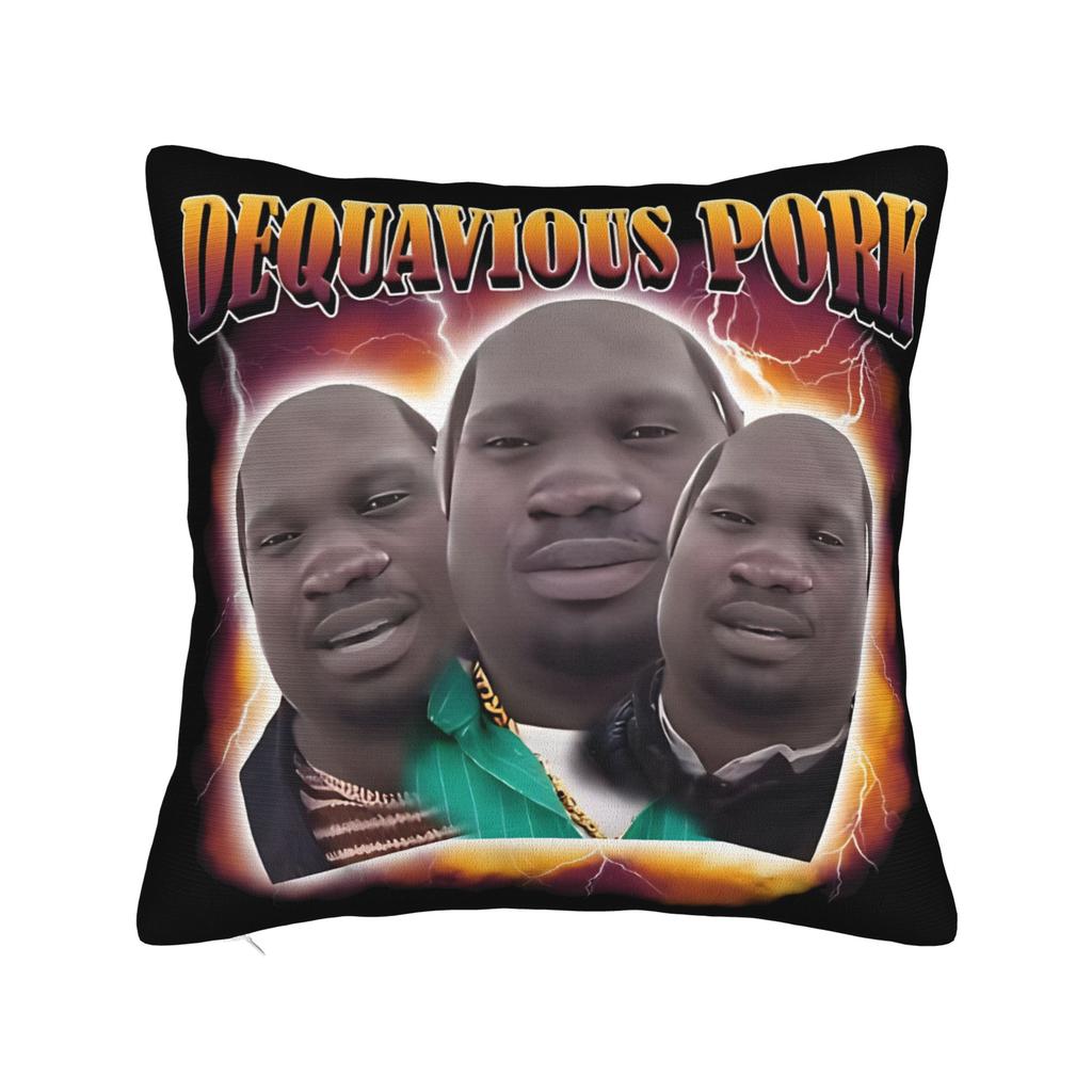 Dequavious Pork Is Calling Pillowcases Kawaii Pillow Case For Chair Sofa Home Decor Comfy Pillow Cover