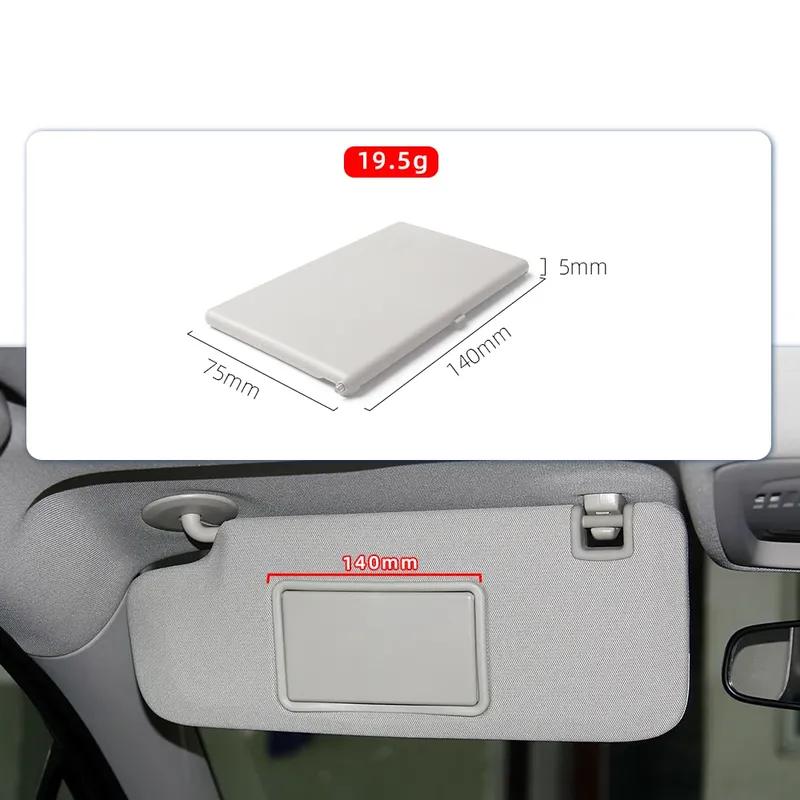 Car Sun Visor Without Light Mirror Cover Vanity Mirror Decorative Cover For Chevrolet Malibu XL Malibu Buick Excelle GX GT
