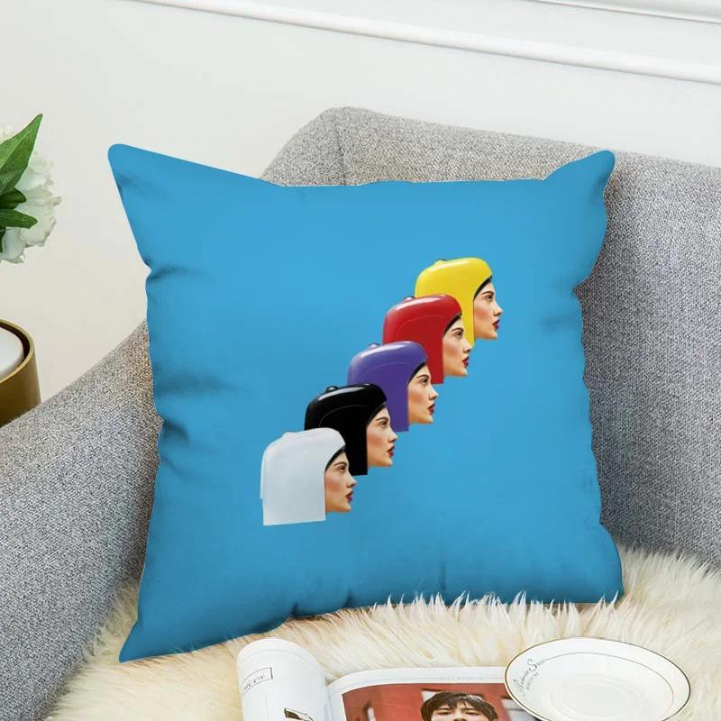 T-Toiletpaper Magazine Cushion Cover 4545 Decorative Pillowcase 40x40 Cushions Home Decor Pillowcases for Pillows 45x45 Pillow