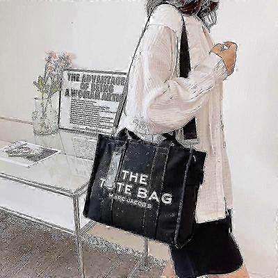 Sac fourre-tout en toile pour ordinateur portable pour femme, sac à bandoulière et bandoulière