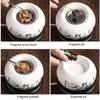 220V Timed Temperature Control Electronic Incense Burner Home Office Yoga Decoration Ceramic Sandalwood Agarwood Incense Burner