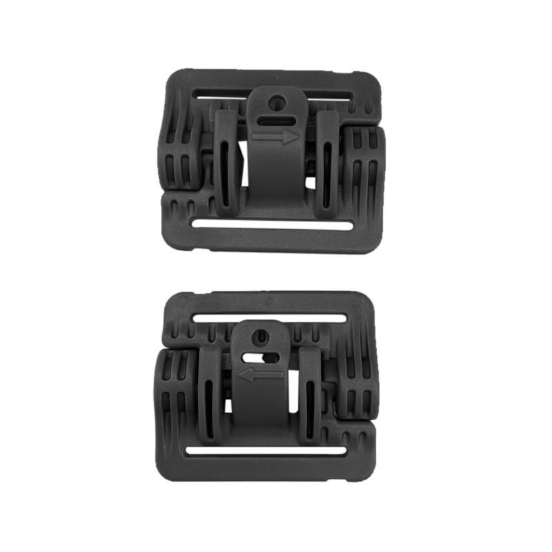 2Pcs Tactical Vest Quick Release Buckle Slider Molle Strip Module Strip Buckle