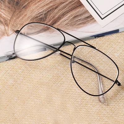 Women Myopia Optical Prescription Glasses Anti Blue Light Pilot Nearsighted Eyeglasses Shorted Sighted Goggles