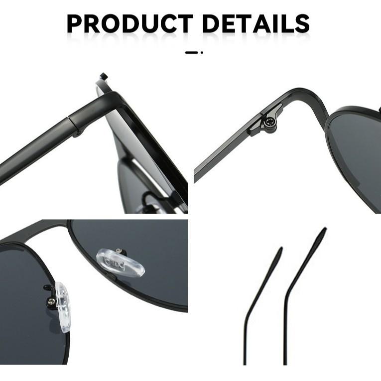 New high-end metal toad sunglasses personalized fashion Internet celebrity driving UV protection sunglasses