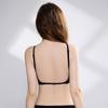 Exclusive Seamless Low-Back U-Shaped Halter Bra - Invisible, Multi-way, French Design