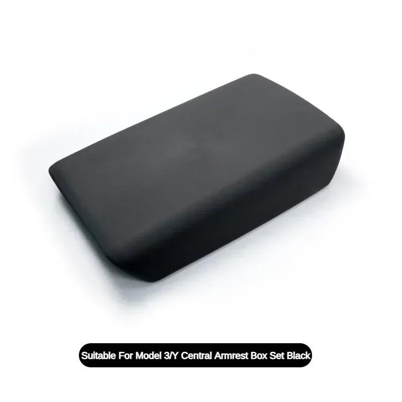 For Tesla Model 3 Y 2019-2025 Model 3 Highland 2025 Car Center Console Armrest Cover TPE Armrest Cushion FAuto Accessories