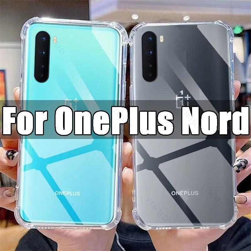

Прозрачный чехол для телефона OnePlus Nord, прозрачный чехол из ТПУ OnePlusNord 6,44 дюйма AC2001, противоударные чехлы с защитой от царапин