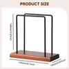 Vertical Napkin Holder Storage Desktop Ornament Tissue Dispenser Stand for