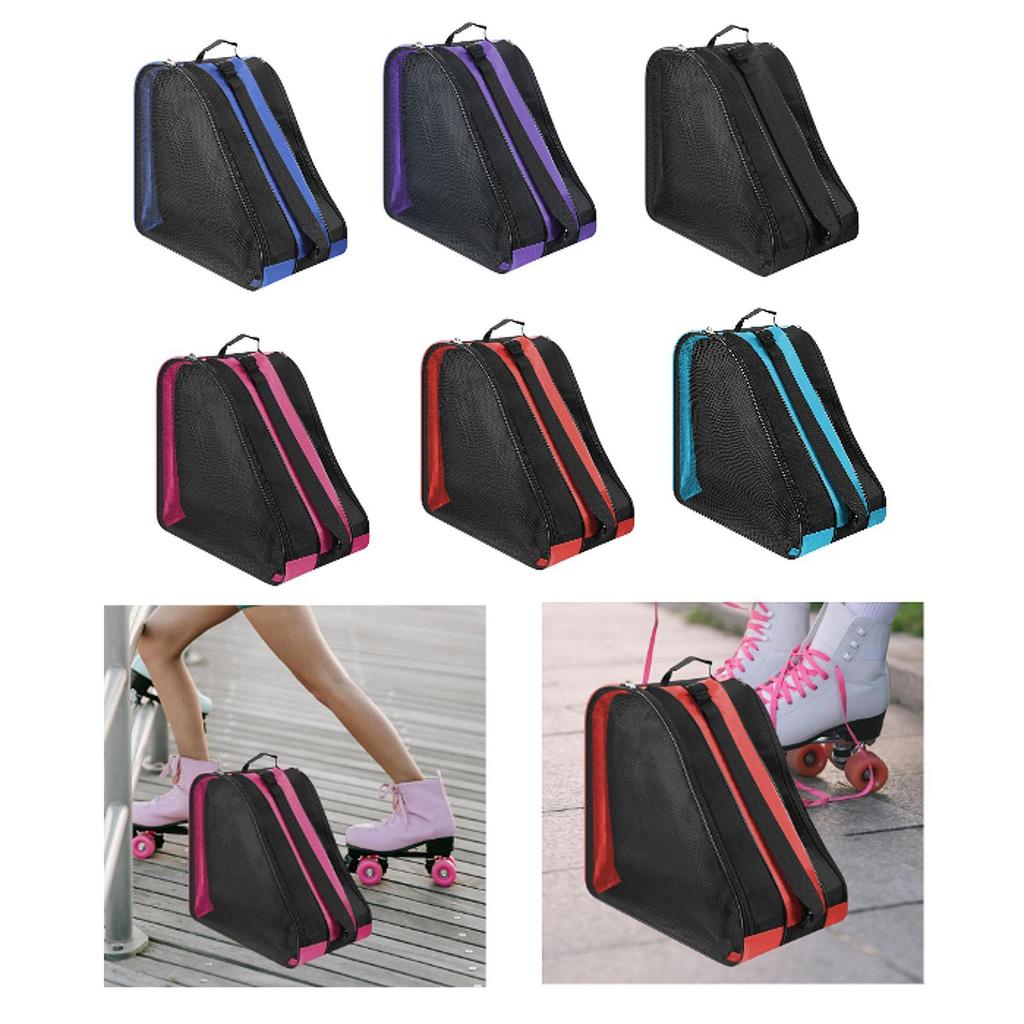 Roller Skate Bag Ice Skate Bag Multipurpose Accessories with Handle Organizer