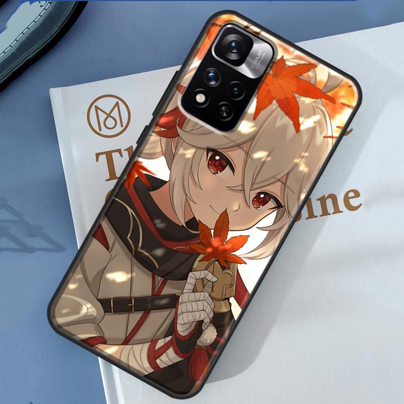 Genshin Impact Kaedehara Kazuha Case For Xiaomi Redmi Note 13 12 11 9 10 14 Pro 9S 10S 11S 12S Redmi 14C 10C 12C 13C Cover