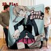 Ga-Rei: Zero 2D Flat Pattern Flannel Blanket High Quality All Seasons Warmth and Comfort Perfect for Christmas Gifts.P260914495