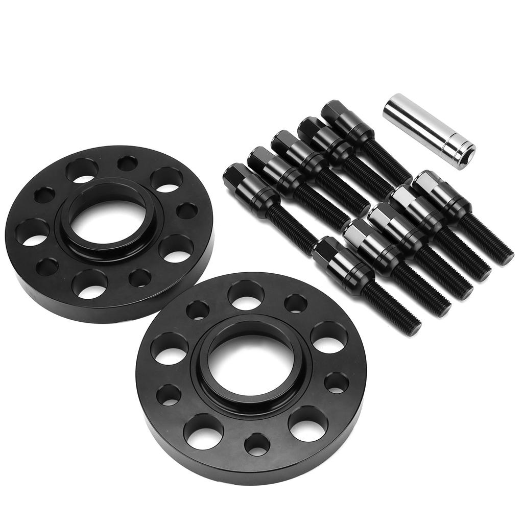 20mm Wheel Spacer Kit Replacement for Mercedes Benz W215 W216 CL ClassCL500 CL600 AMG 20002011(Noir )