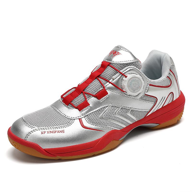 New Indoor Training Badminton Shoes Carbon Board Tennis Shoes Sports Daily Outdoor Games Sneakers Rotary Buckle