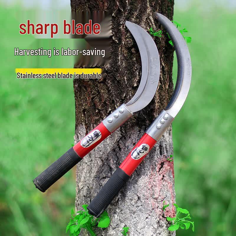 Shijia Serrated Steel Handle Sickle