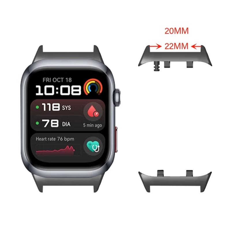 Watch Connectors Metal Link for Smartwatch Rust Proof Alloy Material Perfect for All Bands Enhances Watch Security 2pcs