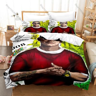 Cool Daddy Yankee Barrio Fino Gasolina Vintage Concert Graffiti Print Duvet Cover + 2 Pillowcases Latin Music Fans 3pcs Bedding