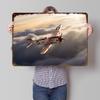 Iconic P Thunderbolt Dubbed Hun Hunter Printed Poster Customized Wall Art Retro Vintage Metal Tin Signs for Decoration Room