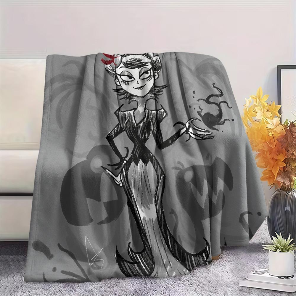 Queen Charlie Print Flannel Blanket, High Quality Comfortable for All Seasons, Home Decor, Warmth and Comfort