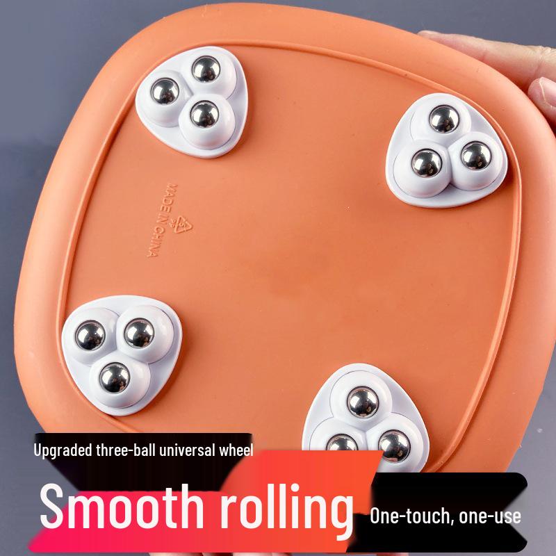 High Load No-Drill Silent Caster Wheels for Furniture & Storage