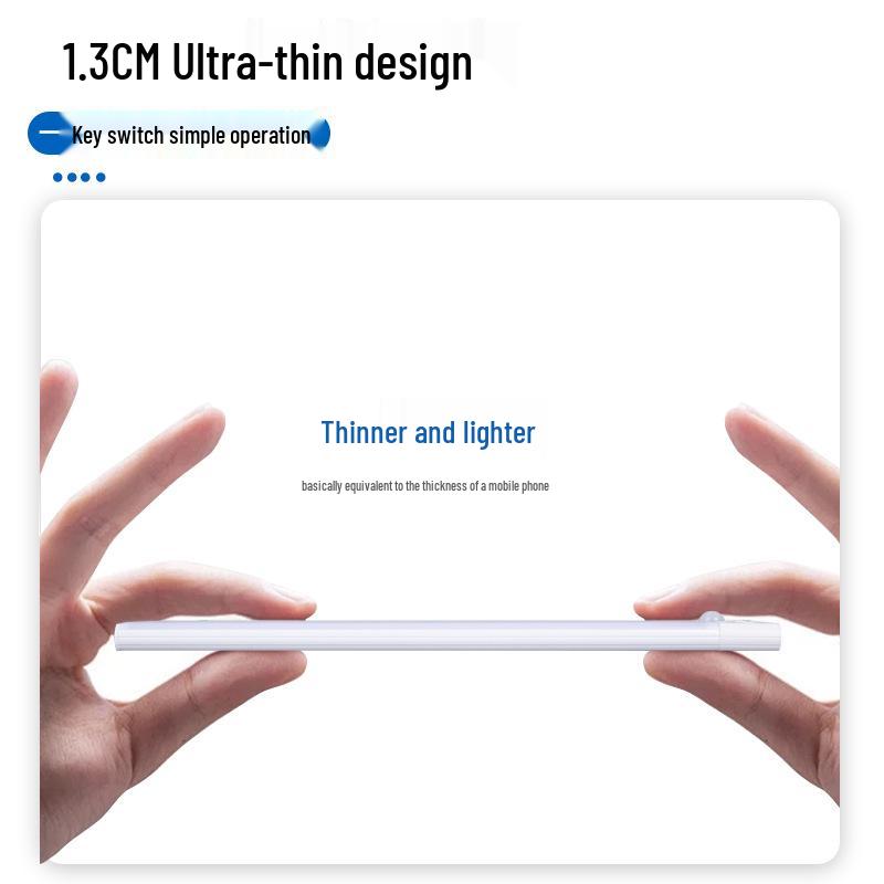 Ultradünner LED Smart Bewegungssensor Lichtstreifen für Küche, Kleiderschrank, Schlafzimmer oder Weinschrank