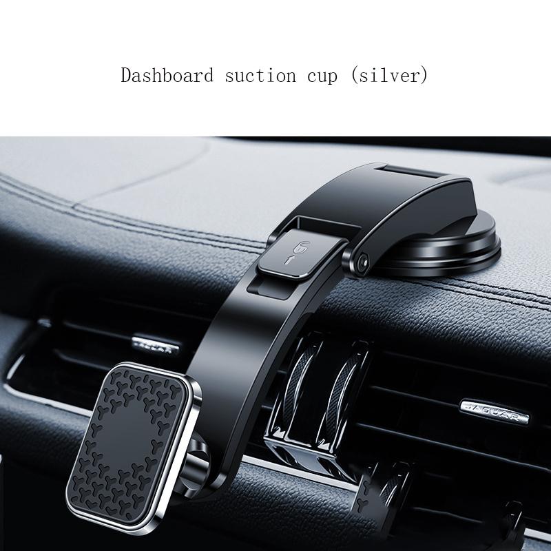 720 Degree Rotating Strong Magnetic Suction Bracket Car Magnetic Phone Bracket Auto Navigation Holder Car Accessories Wholesale