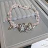 Dopamine Pearl Necklace: Retro Court Style Versatile Clavicle Chain for Women
