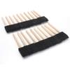 20pcs 1” Foam Sponge Brushes Wood Handle Painting Drawing Finishing Craft Tool
