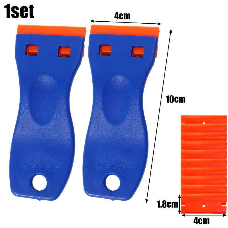 Car Window Glass Cleaning Scraper Sticker Remover Label Cleaning Multi-functional Plastic Scraper Glue Remover Cleaning Tools