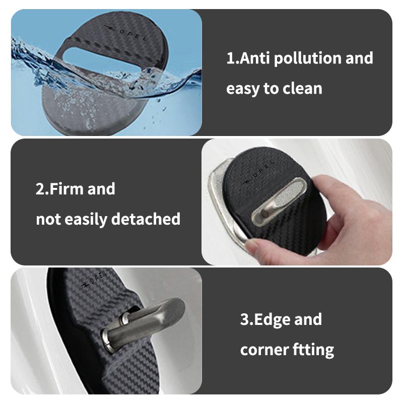 Car Styling Car Door Lock Covers Waterproof Rust-proof Protection For Opel Insignia Corsa Zafira Meriva Mokka Astra H K C D