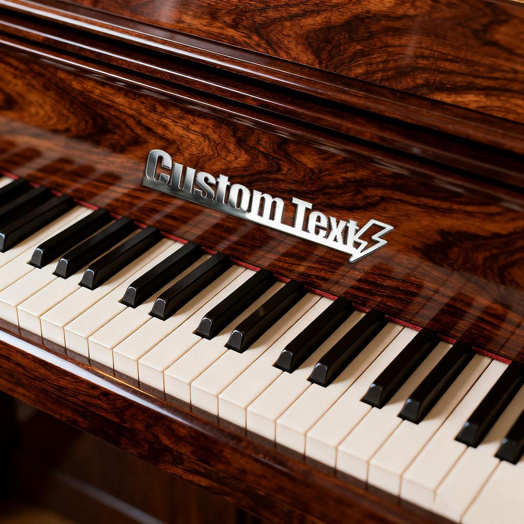 Font Artistico Classico Fulmine Trendy Metallo 3D Adesivo per Carrozzeria Auto Emblema Posteriore Auto Portanome Personalizzato Logo Regali Personalizzati