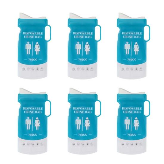 39075 Pcs 750ML Disposable Urinal Bag Leak Proof Eco-Friendly Urine Bag Unisex Portable Camping Pee Bag Vomit Bag